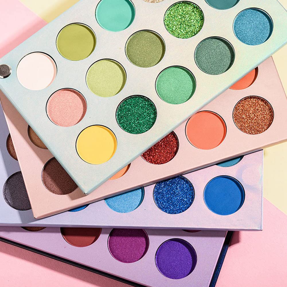 Hotiary 60 Colors Eyeshadow Palette Makeup Palette High Pigmented Color Board Long Lasting Highly Gl