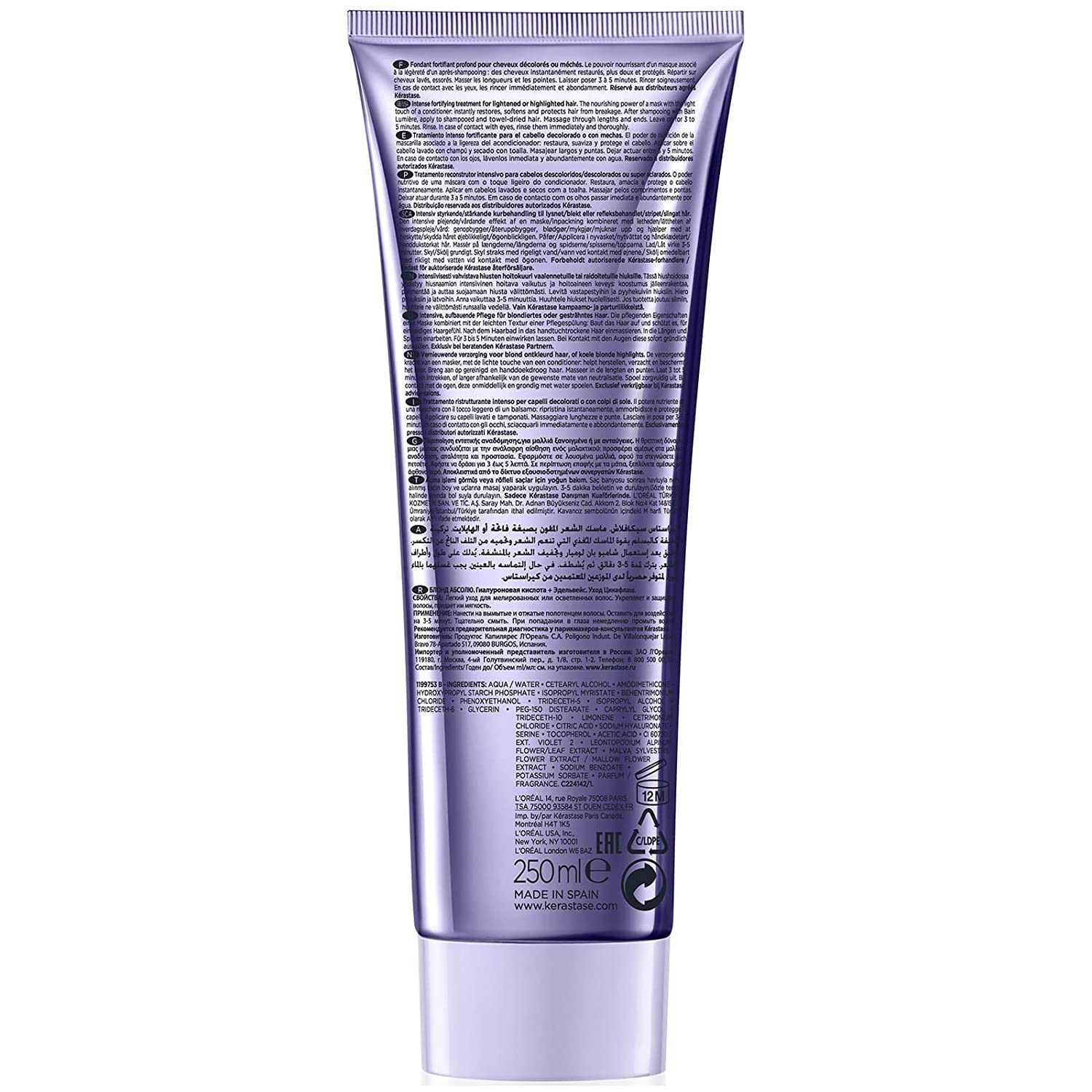 KERASTASE Blond Absolu Bain lumiere & Blond Absolu Cicaflash Conditioner 8.5 oz ea, 8.5 Oz