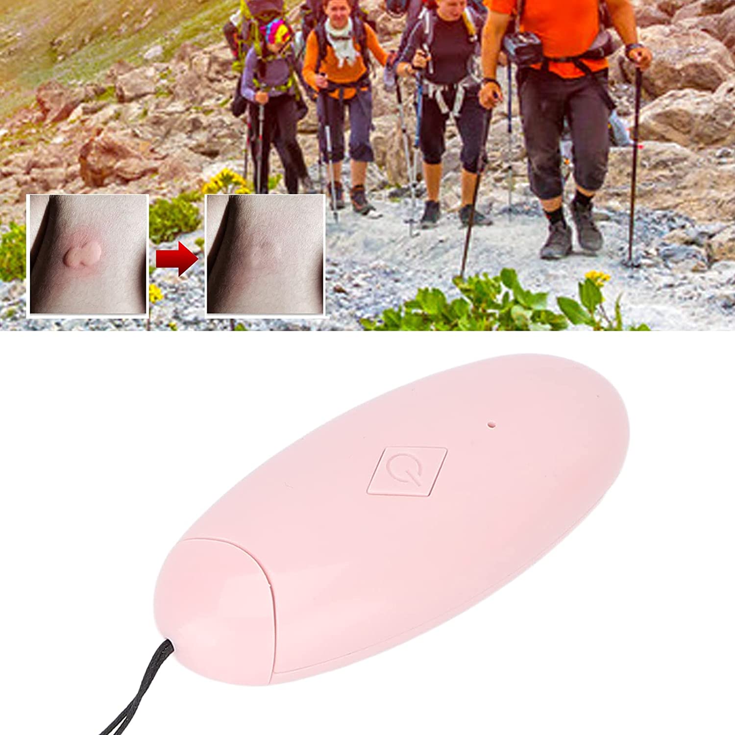 Antipruritic Device, Gentle Bite Relief for Office for Outdoor for Home(Pink)