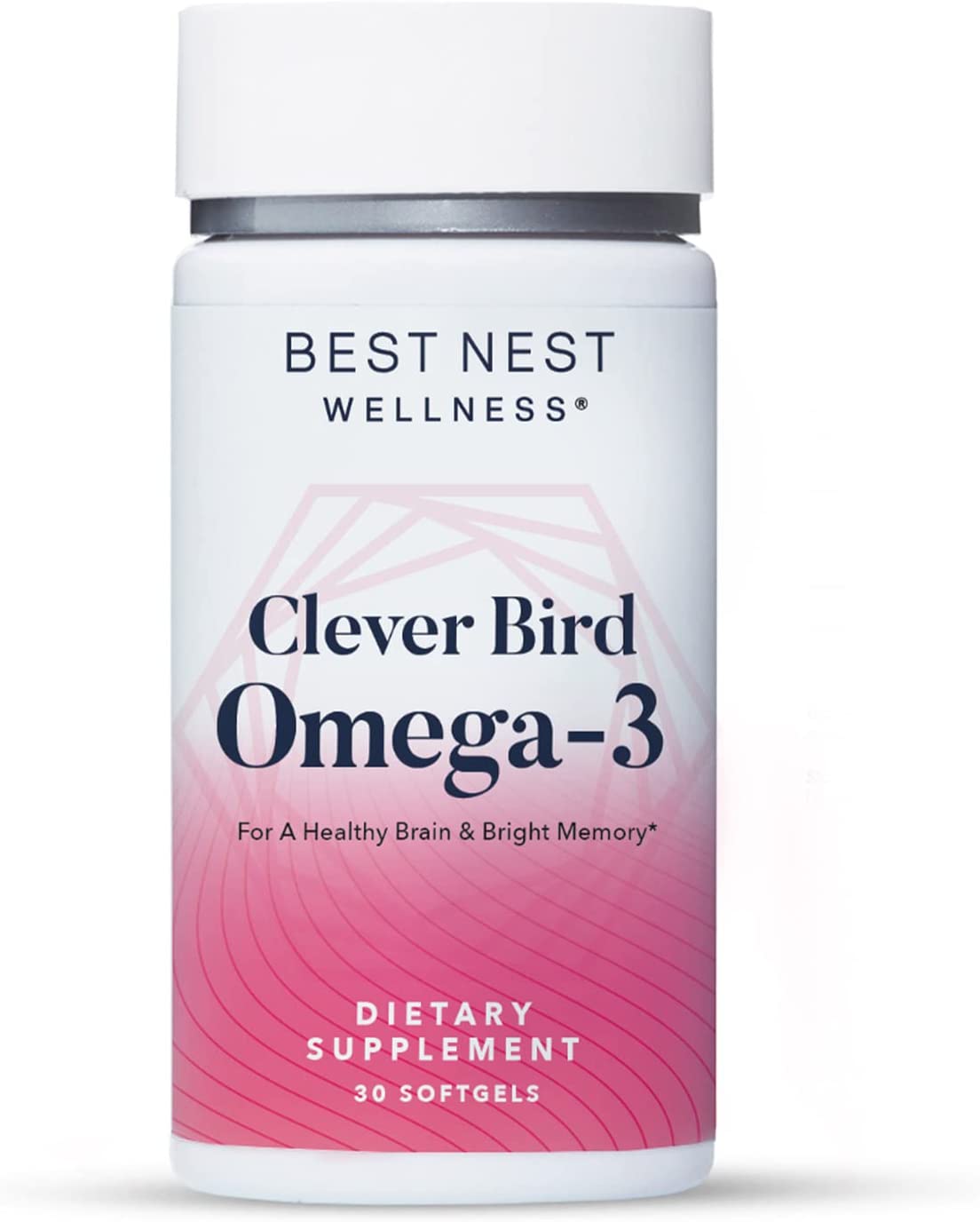 Clever Bird Omega-3 Fish Oil, Once Daily DHA + EPA Supplement, from Wild Caught Fish, Brain & Immune