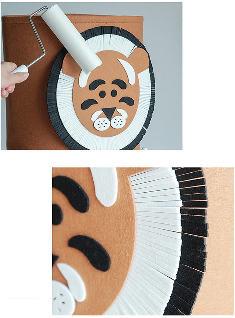 Weilong Cute Foldable Felt Laundry,Nursery Hamper Laundry Basket,Storage Baskets for Kids Boys and G