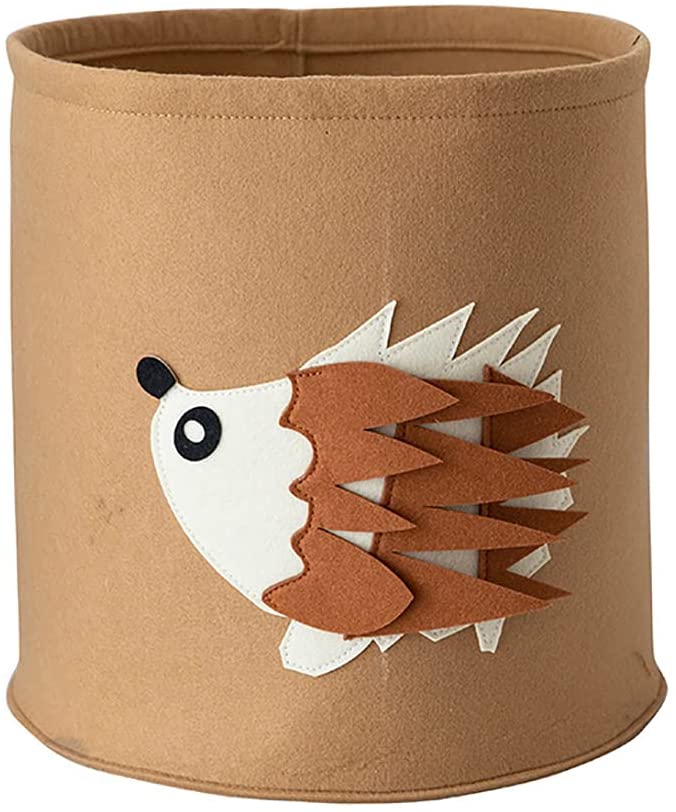Weilong Cute Foldable Felt Laundry,Nursery Hamper Laundry Basket,Storage Baskets for Kids Boys and G