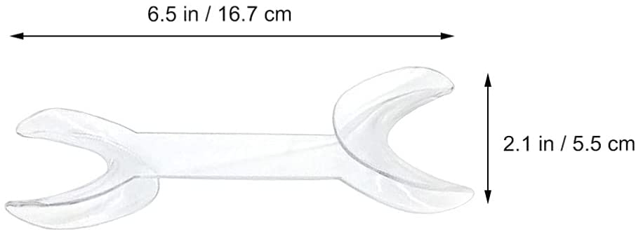 Healifty 6pcs T- Shape Teeth Retractor Double Head Dental Mouth Opener Intraoral Opener Teeth Retrac