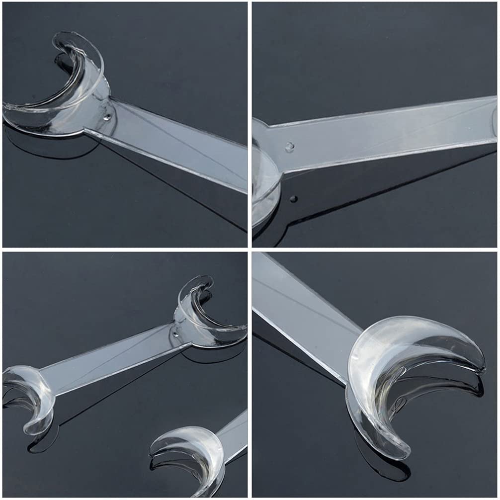 Healifty 6pcs T- Shape Teeth Retractor Double Head Dental Mouth Opener Intraoral Opener Teeth Retrac