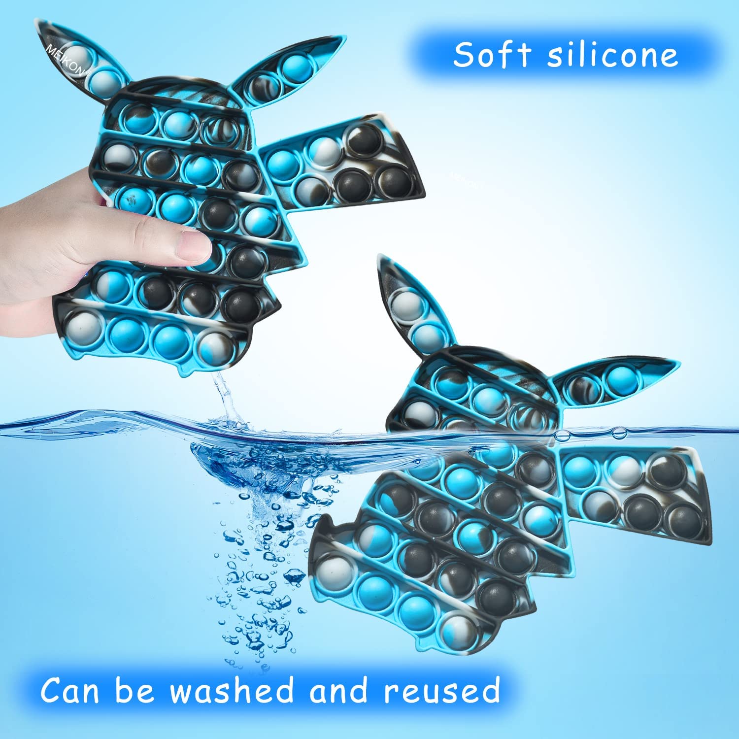 MEIKON Fidget Toys Fidgets Sensory Toys, Push Bubble Sensory Fidget Toys Figetget Toys, Popper Fidge