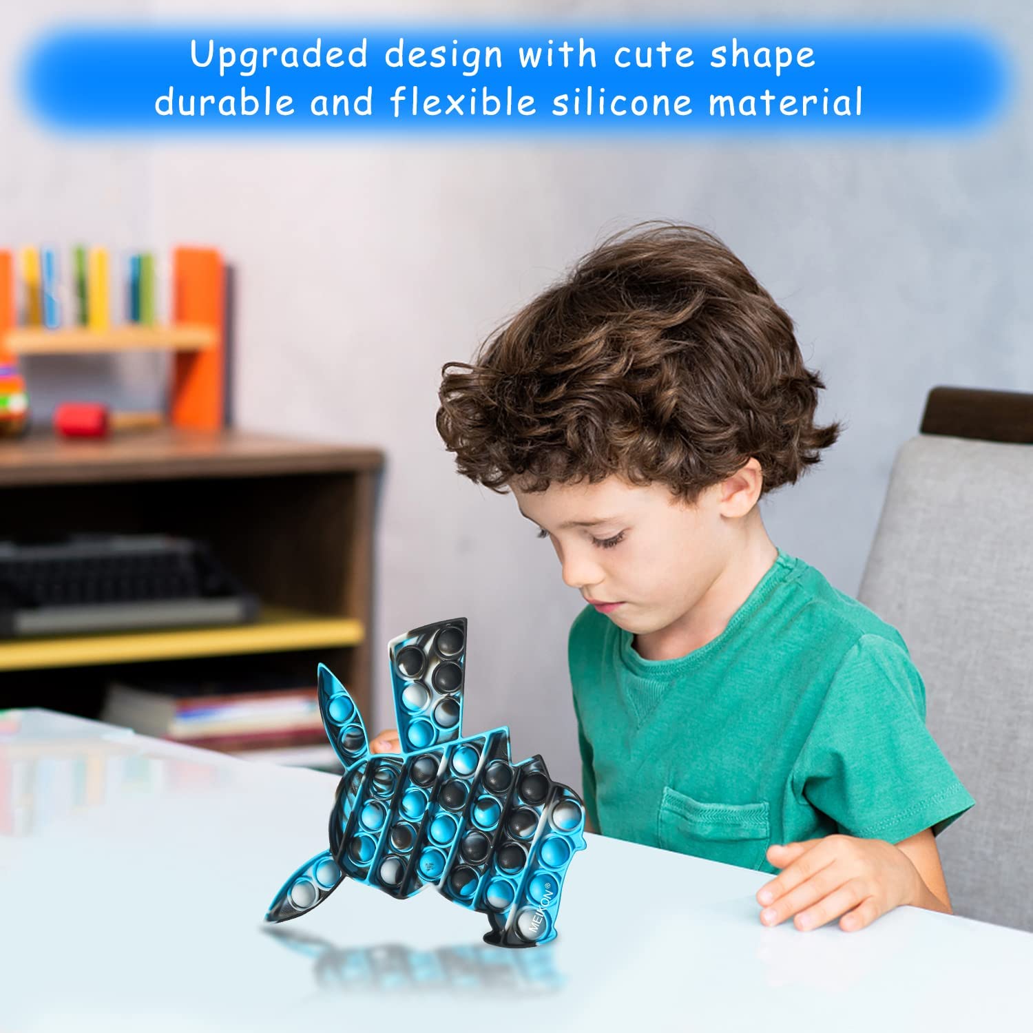 MEIKON Fidget Toys Fidgets Sensory Toys, Push Bubble Sensory Fidget Toys Figetget Toys, Popper Fidge