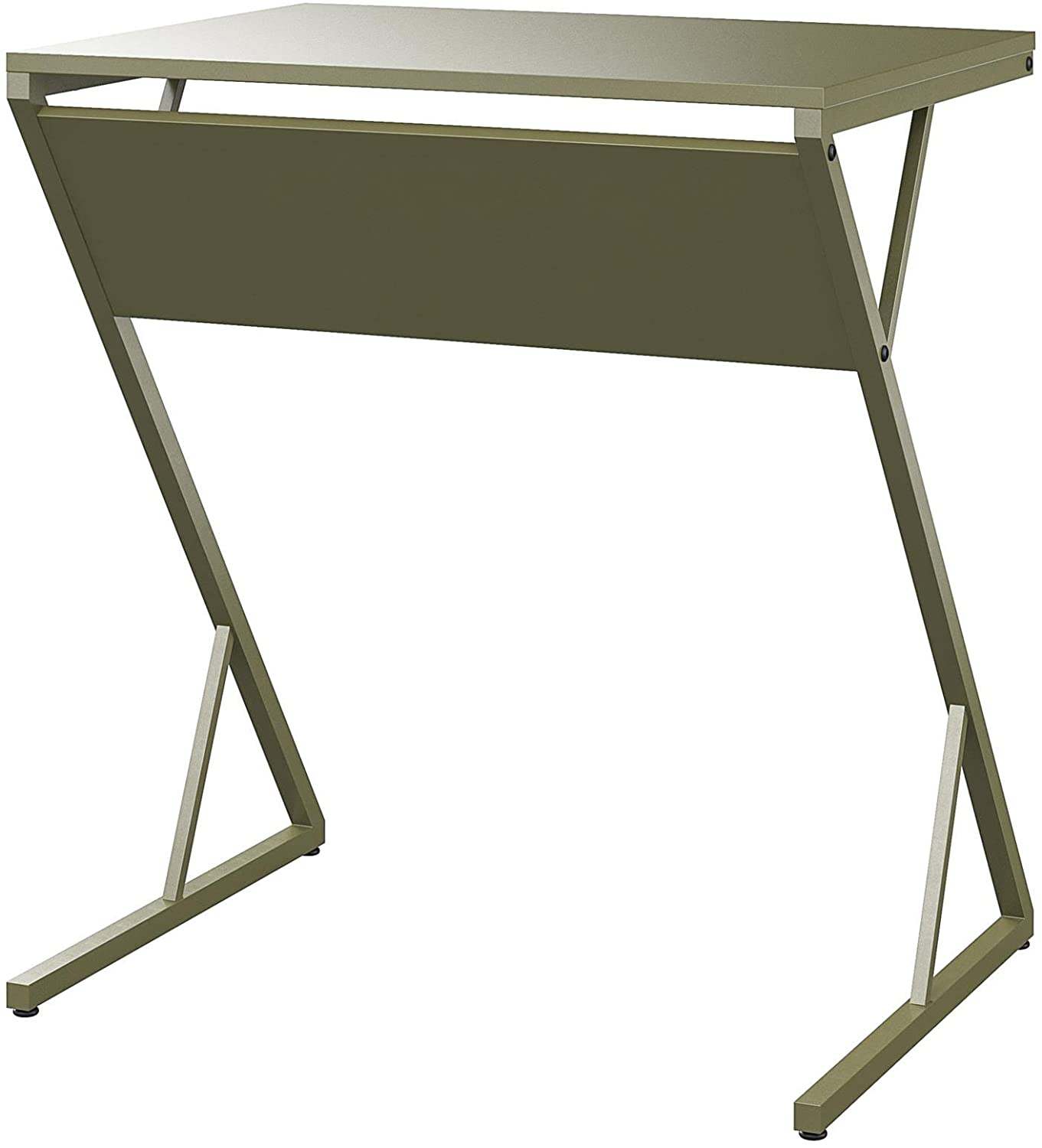Novogratz Regal Accent Table/Laptop Desk, Olive Green