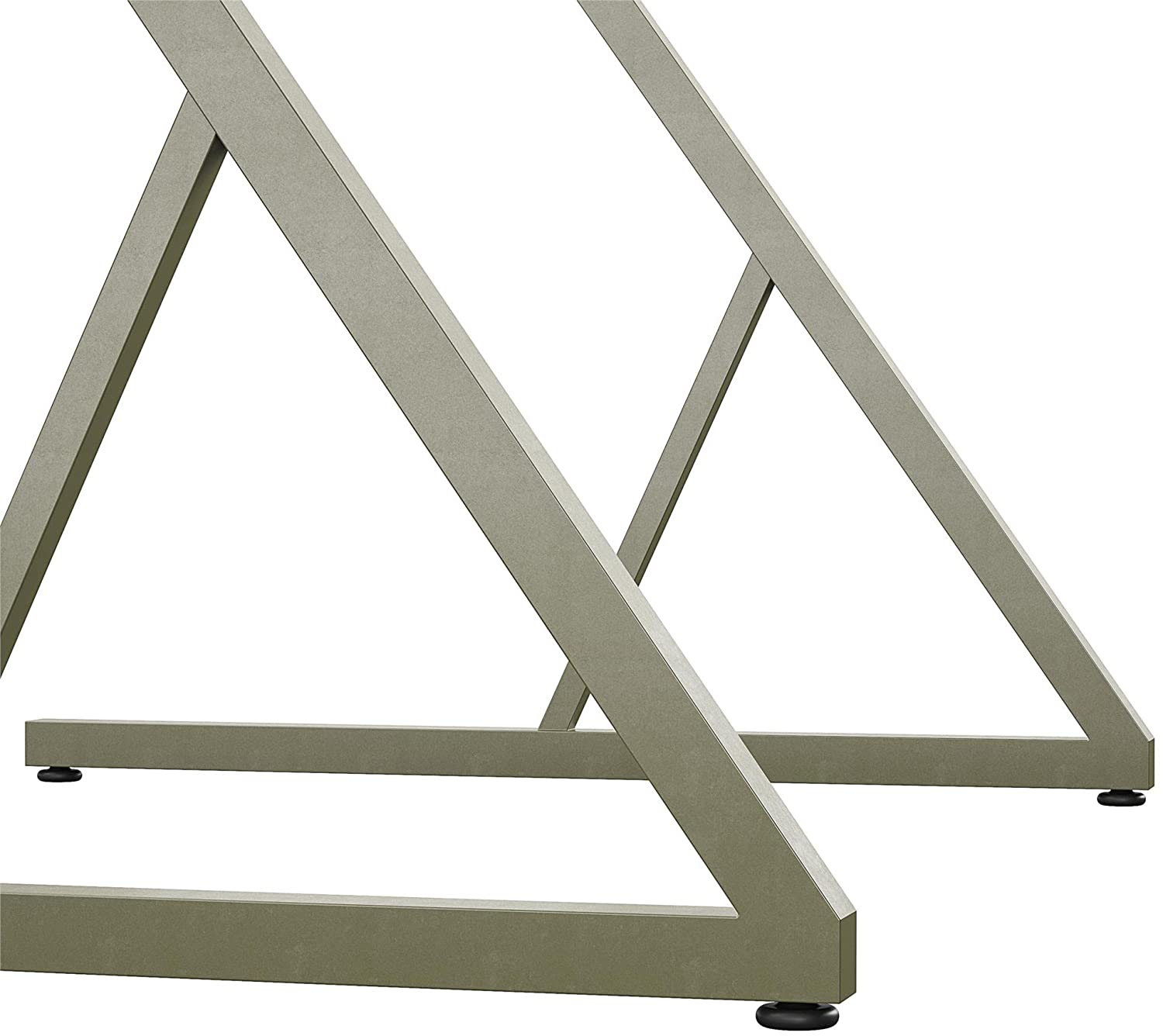 Novogratz Regal Accent Table/Laptop Desk, Olive Green