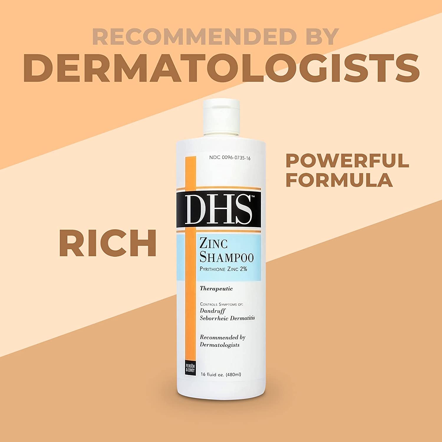 DHS Zinc Shampoo 8 oz
