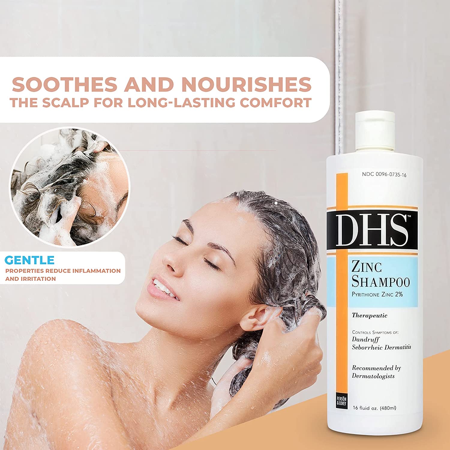 DHS Zinc Shampoo 8 oz