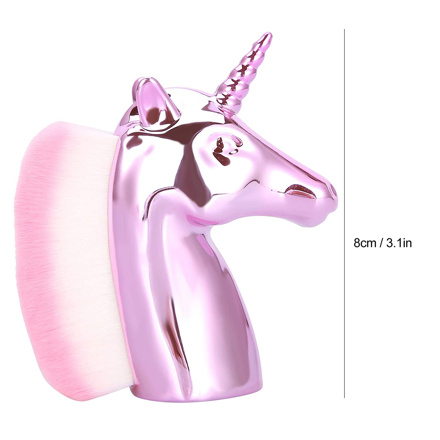 Nail Dust Brush - 5Pcs Unicorn Nail Dust Remover Fashionable Multifunctional Nail Art Dust Remover B