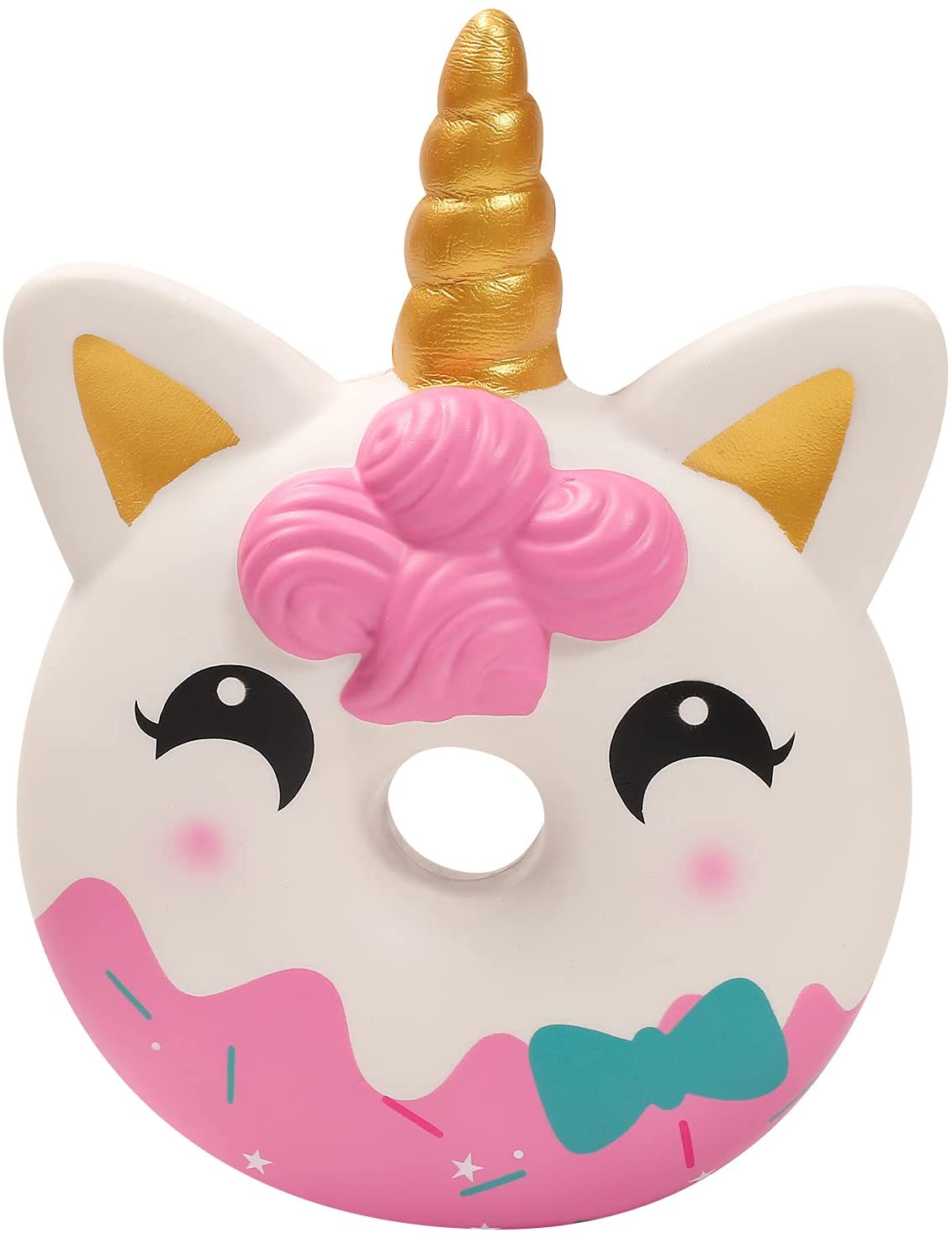 Anboor 13 Inches Squishies Jumbo Unicorn Donut Kawaii Soft Slow Rising Scented Giant Doughnut Squish