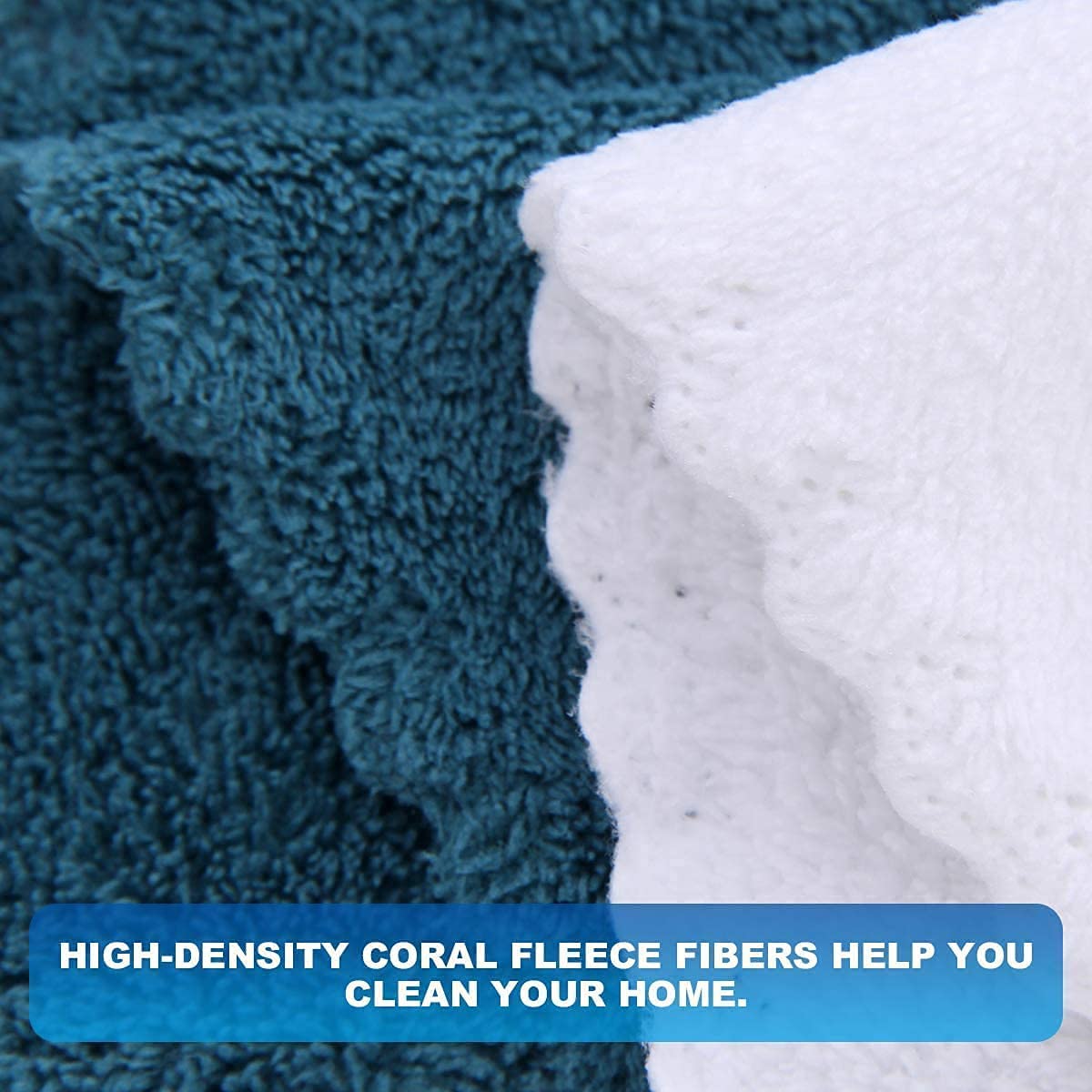 12 Pack Kitchen Towel Dishcloths - 16 × 19 Inch - Substitute for Paper Towel -Extra Absorbent and S