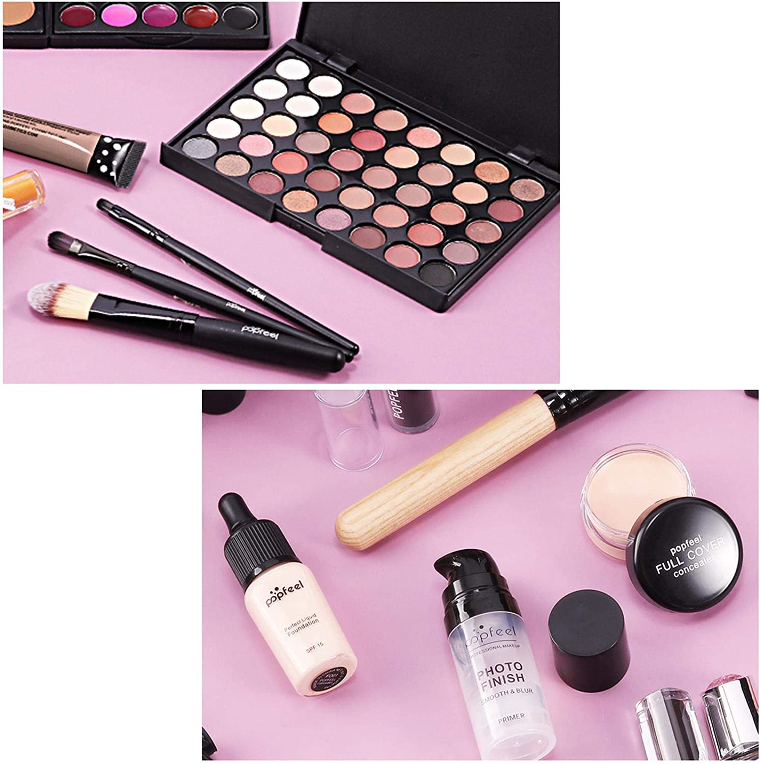 Attracting Makeup Set,Make up Full kit,Eye Shadow,Concealer,Lip Gloss,Eyebrow Pencil,Lipstick,Pre