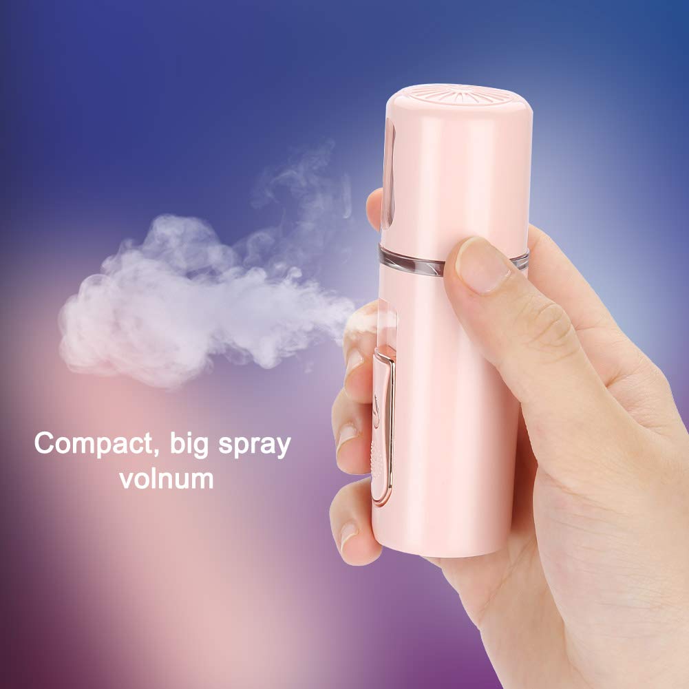 Portable Mini Nano Facial Mister - Nano Cold Atomization Sprayer,Repeat The Water Quickly, Relieve T