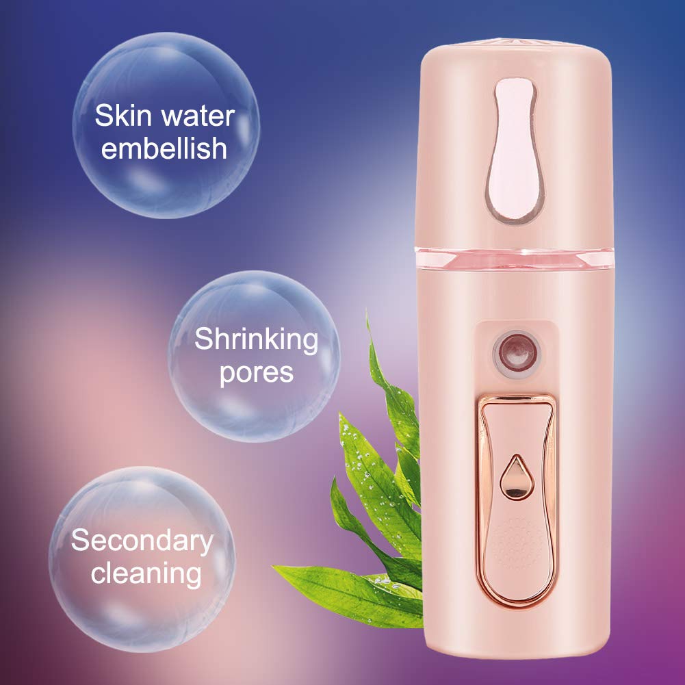 Portable Mini Nano Facial Mister - Nano Cold Atomization Sprayer,Repeat The Water Quickly, Relieve T