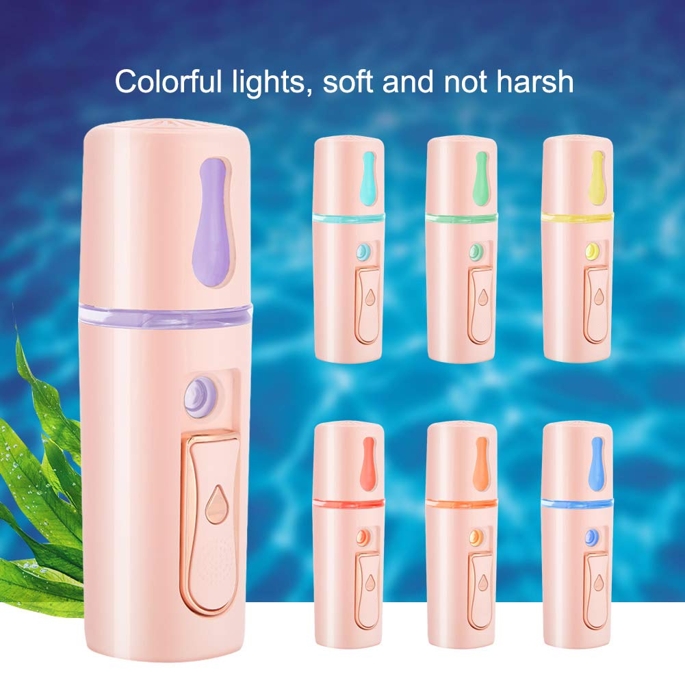 Portable Mini Nano Facial Mister - Nano Cold Atomization Sprayer,Repeat The Water Quickly, Relieve T