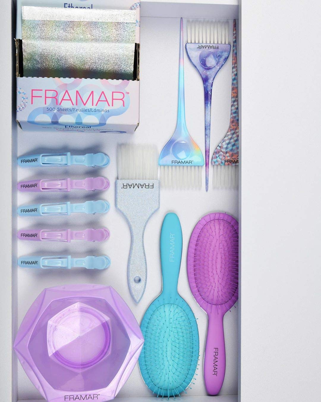 Framar Ethereal Pop Up Hair Foil, Aluminum Foil Sheets, Hair Foils For Highlighting - 500 Foil Sheet