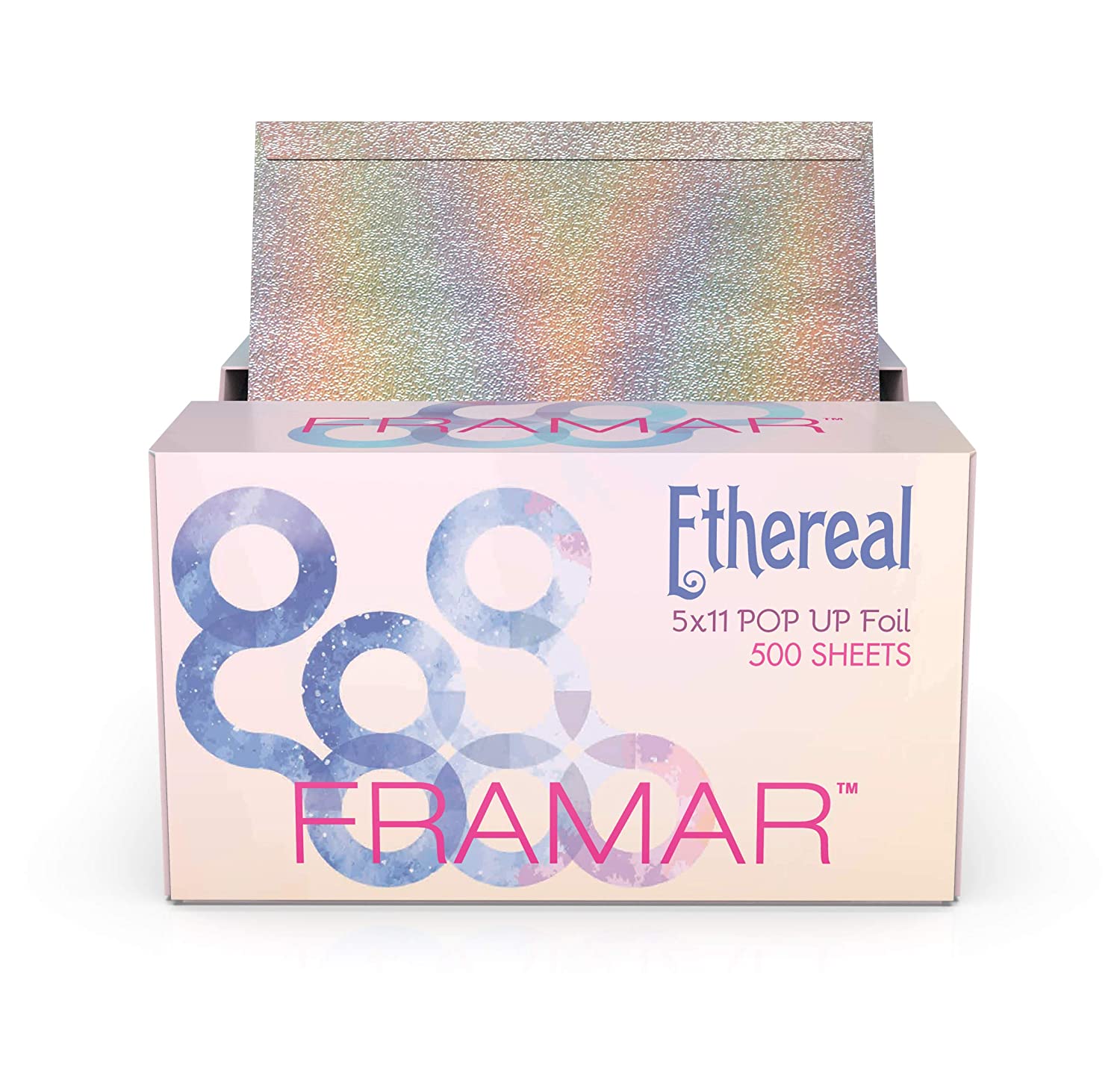 Framar Ethereal Pop Up Hair Foil, Aluminum Foil Sheets, Hair Foils For Highlighting - 500 Foil Sheet