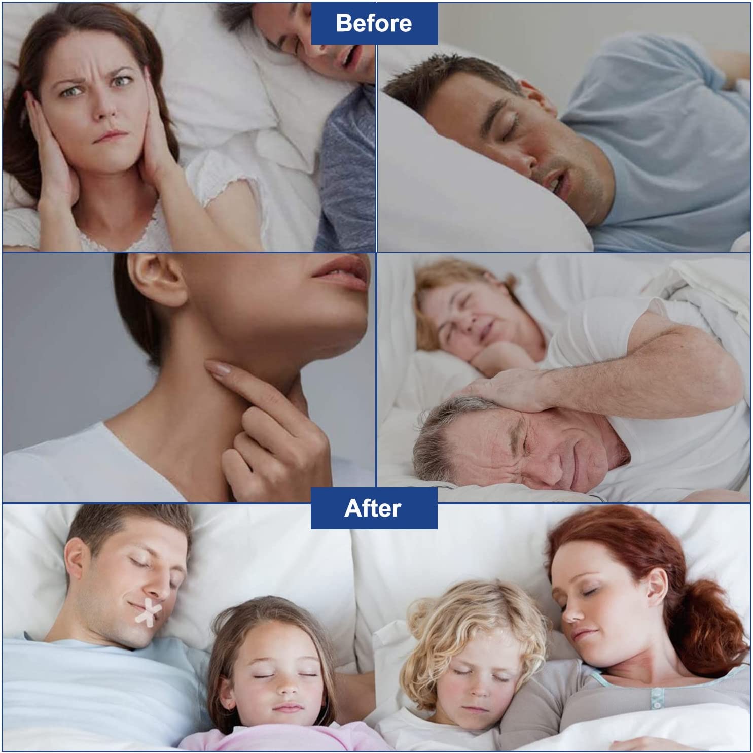 Sleep Strips Mouth Tape for Sleeping 120 PCS - Anti Snoring Devices Stop Snoring for Better Nose Bre