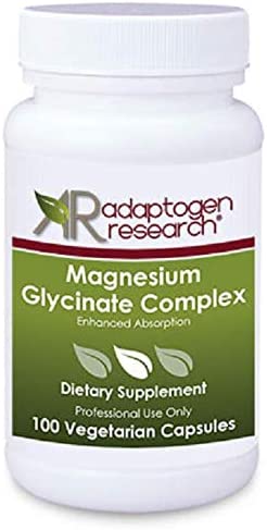 Magnesium Glycinate Complex | 100 mg Magnesium bisglycinate chelate, Magnesium oxide | Enhanced Abso