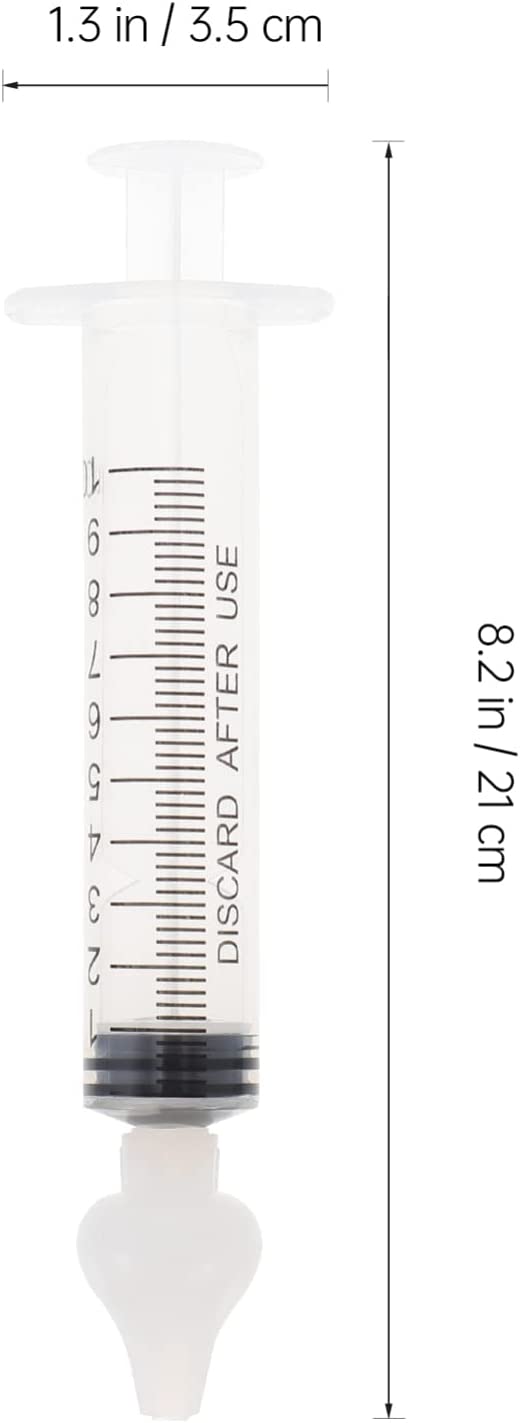 Yardwe 8pcs Sinus Rinse Kit Needle Tube Kids Nasal Washer Portable Infant Nose Cleaner Rinsing Devic