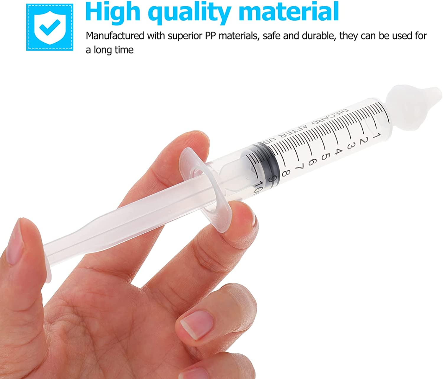 Yardwe 8pcs Sinus Rinse Kit Needle Tube Kids Nasal Washer Portable Infant Nose Cleaner Rinsing Devic