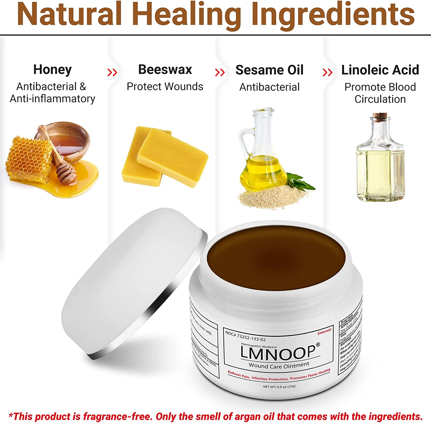 Bed Sore Cream, Organic Bedsore Ointment, Bed Sores Treatment, Fast Wound Healing & 24 hr