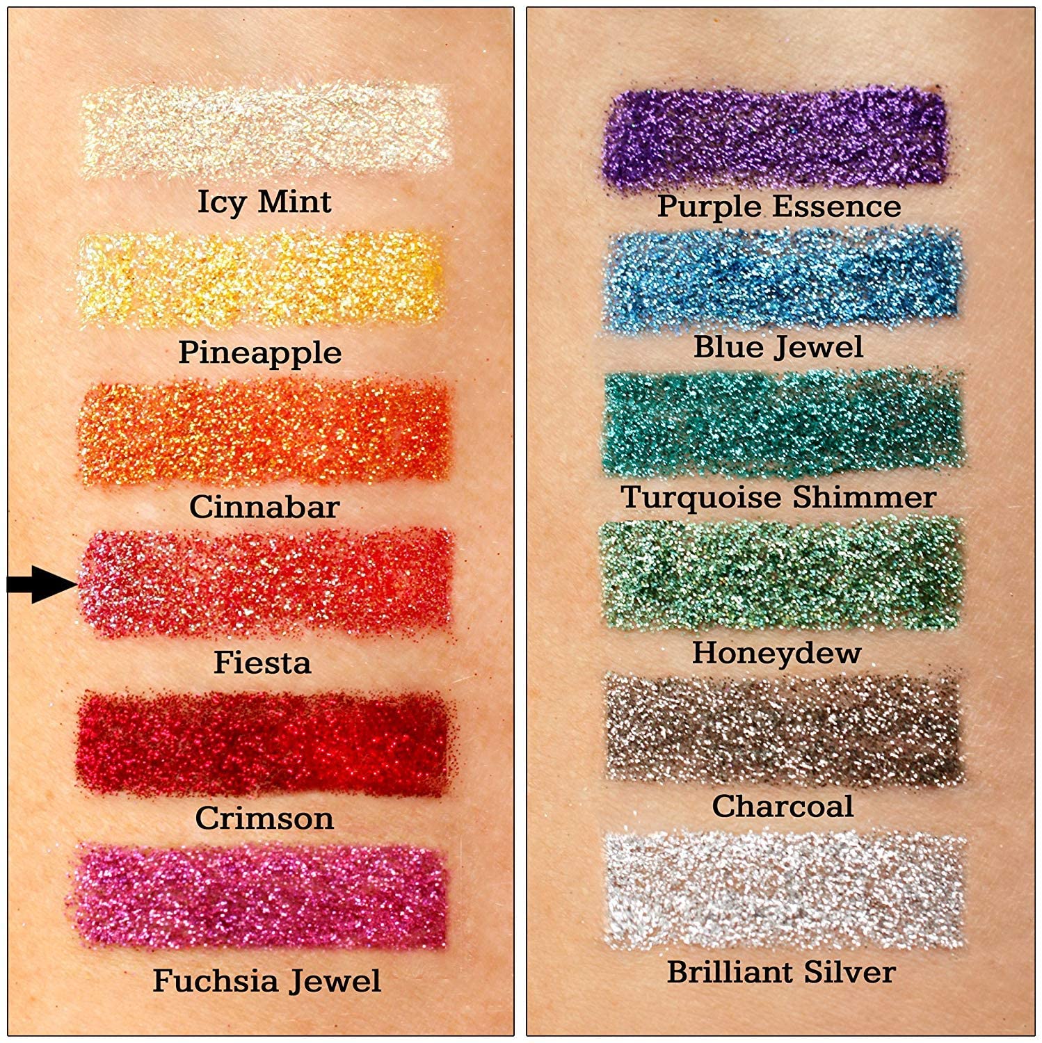 GLITTIES - Fiesta - Cosmetic Grade Extra Fine (.006