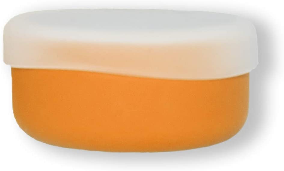 Modern Twist Snack Set, Silicone, Bowl for Snacking, Orange