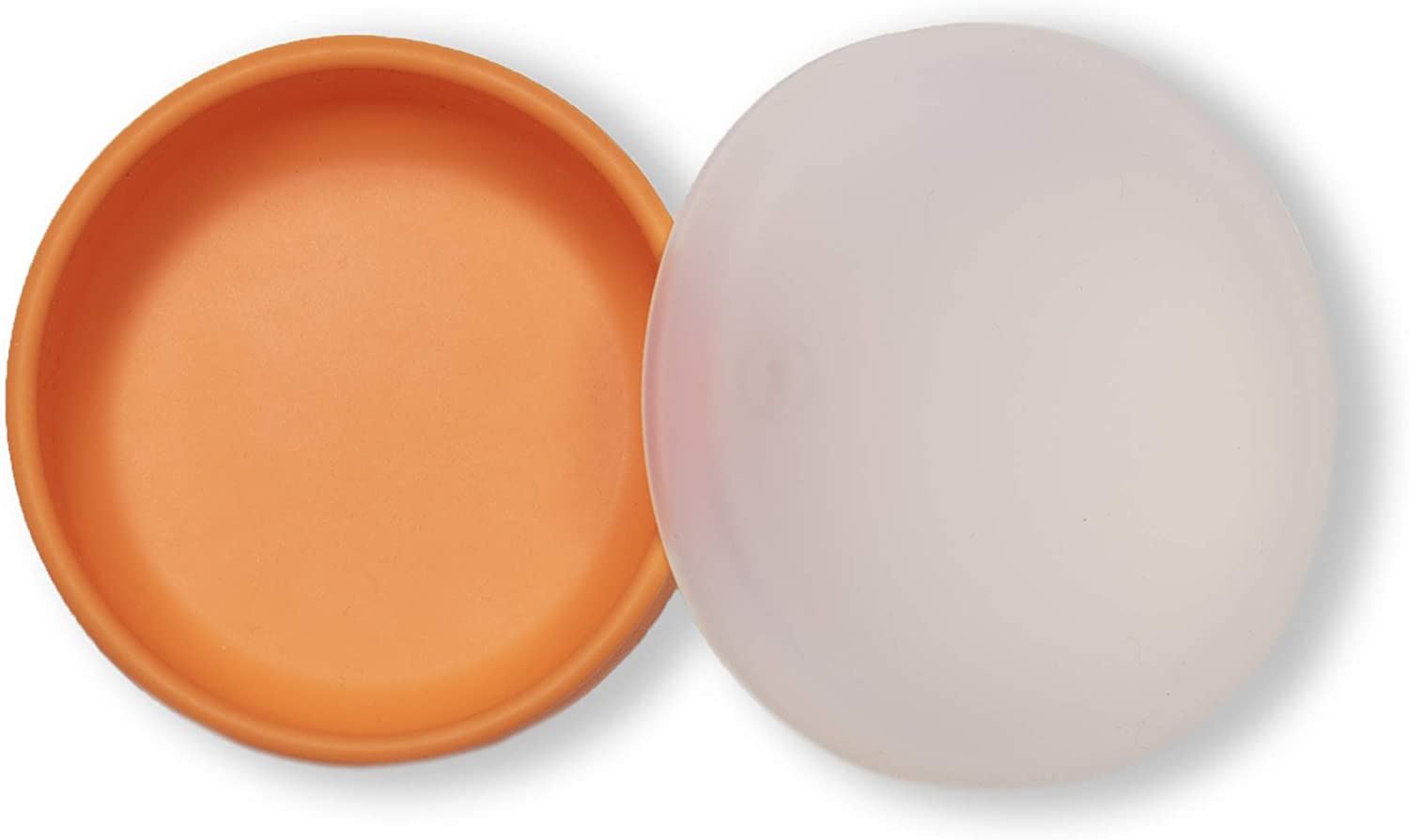 Modern Twist Snack Set, Silicone, Bowl for Snacking, Orange