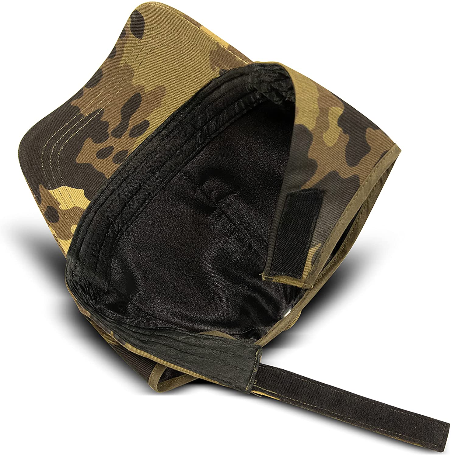 Beautifully Warm Satin Lined Baseball Hat for Women | Ponytail Hat for Curly Natural Hair | Backless