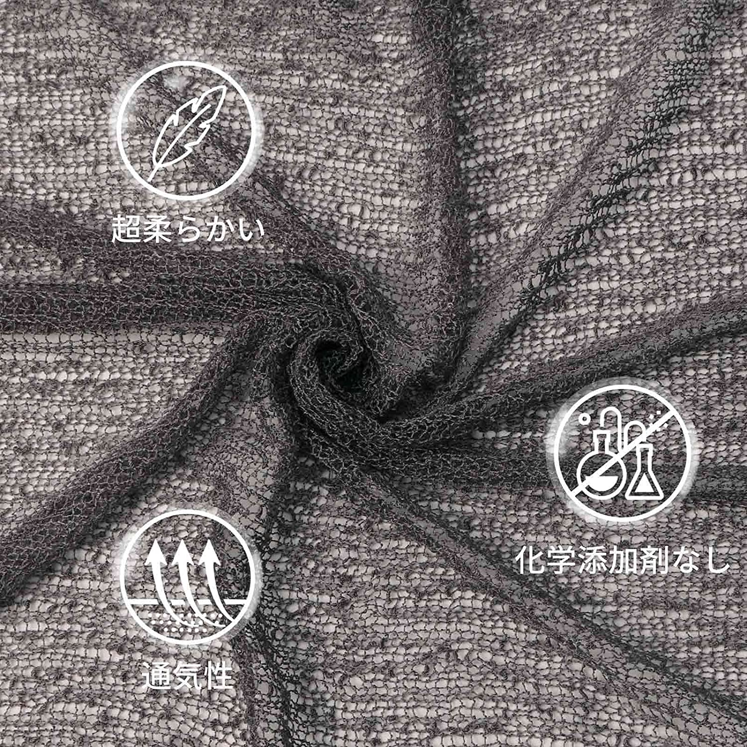 Sunmig Newborn Baby Stretch Wrap Photo Props Wrap-Baby Photography Props (Dark Grey)