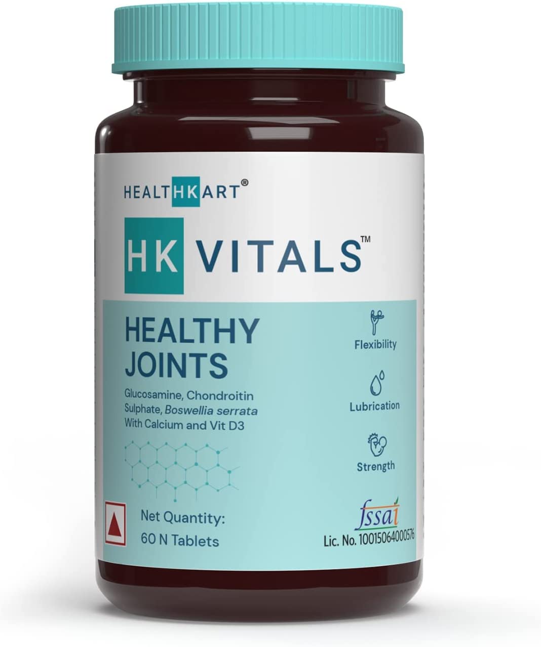 Vishopy HealthKart HK Vitals Joint Support Supplement, with Glucosamine 1400mg, Chondroitin, Calcium