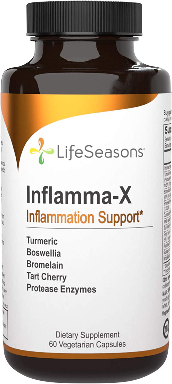 LifeSeasons - Inflamma-X - Anti Inflammation Support for Everyday Aches and Pains - Joint Pain, Bone