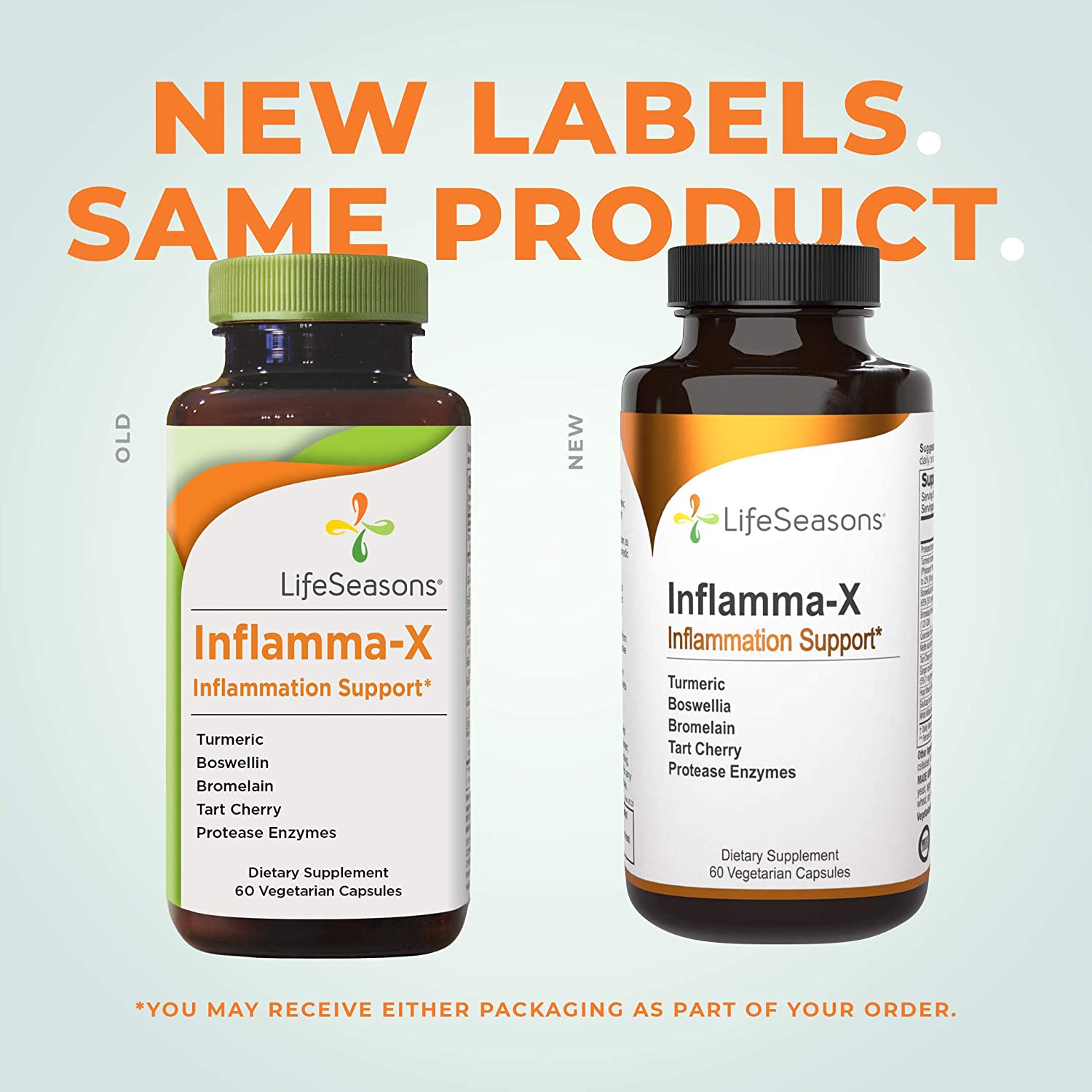 LifeSeasons - Inflamma-X - Anti Inflammation Support for Everyday Aches and Pains - Joint Pain, Bone