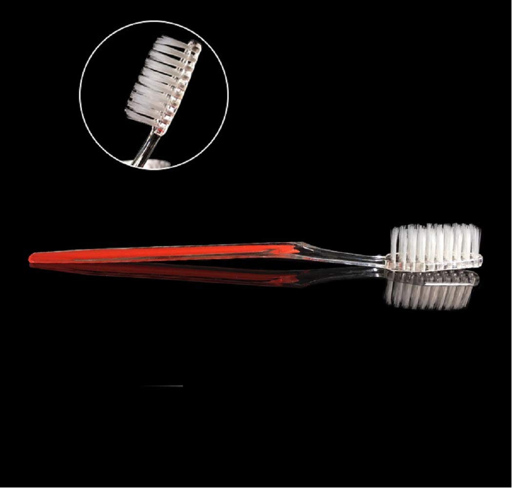 Disposable Toothbrushes with Toothpaste 50 Pack ( 5 Colors Mixed )