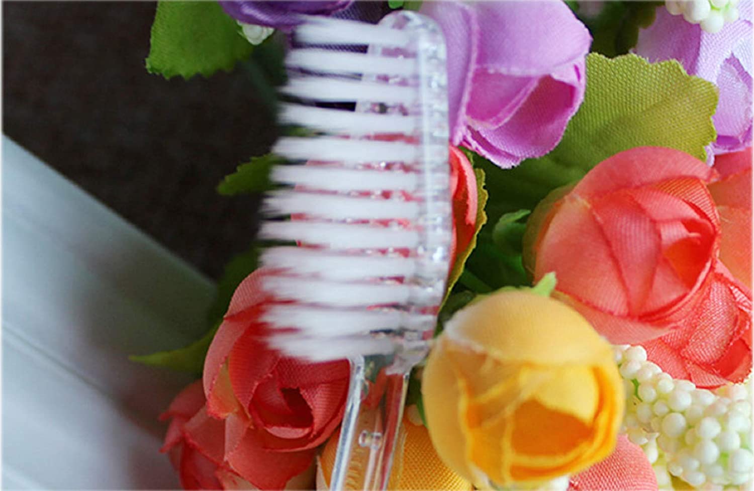 Disposable Toothbrushes with Toothpaste 50 Pack ( 5 Colors Mixed )