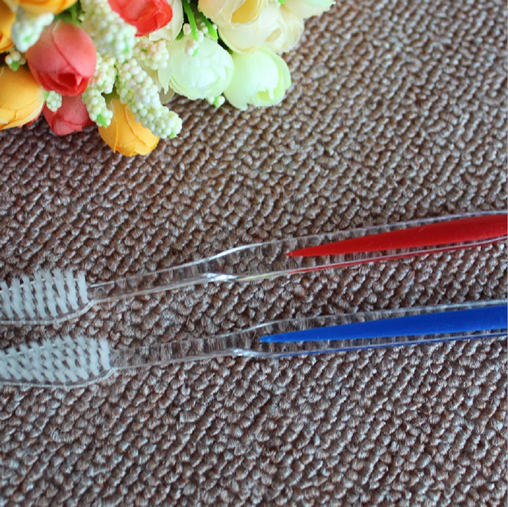 Disposable Toothbrushes with Toothpaste 50 Pack ( 5 Colors Mixed )