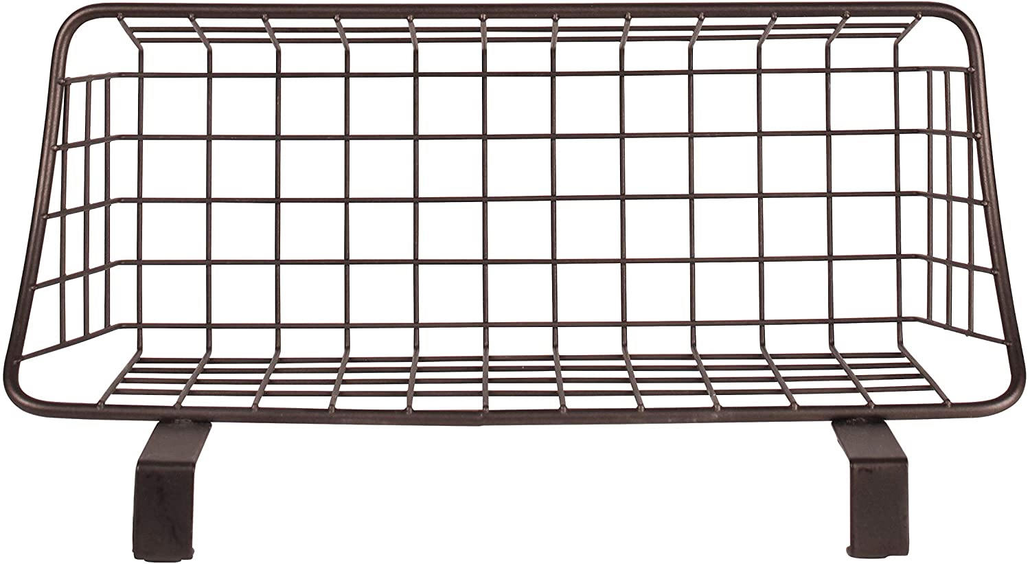 Spectrum Grid Storage Basket, Over The Cabinet, Steel Wire Organization Under Sink Kitchen & Bathroo