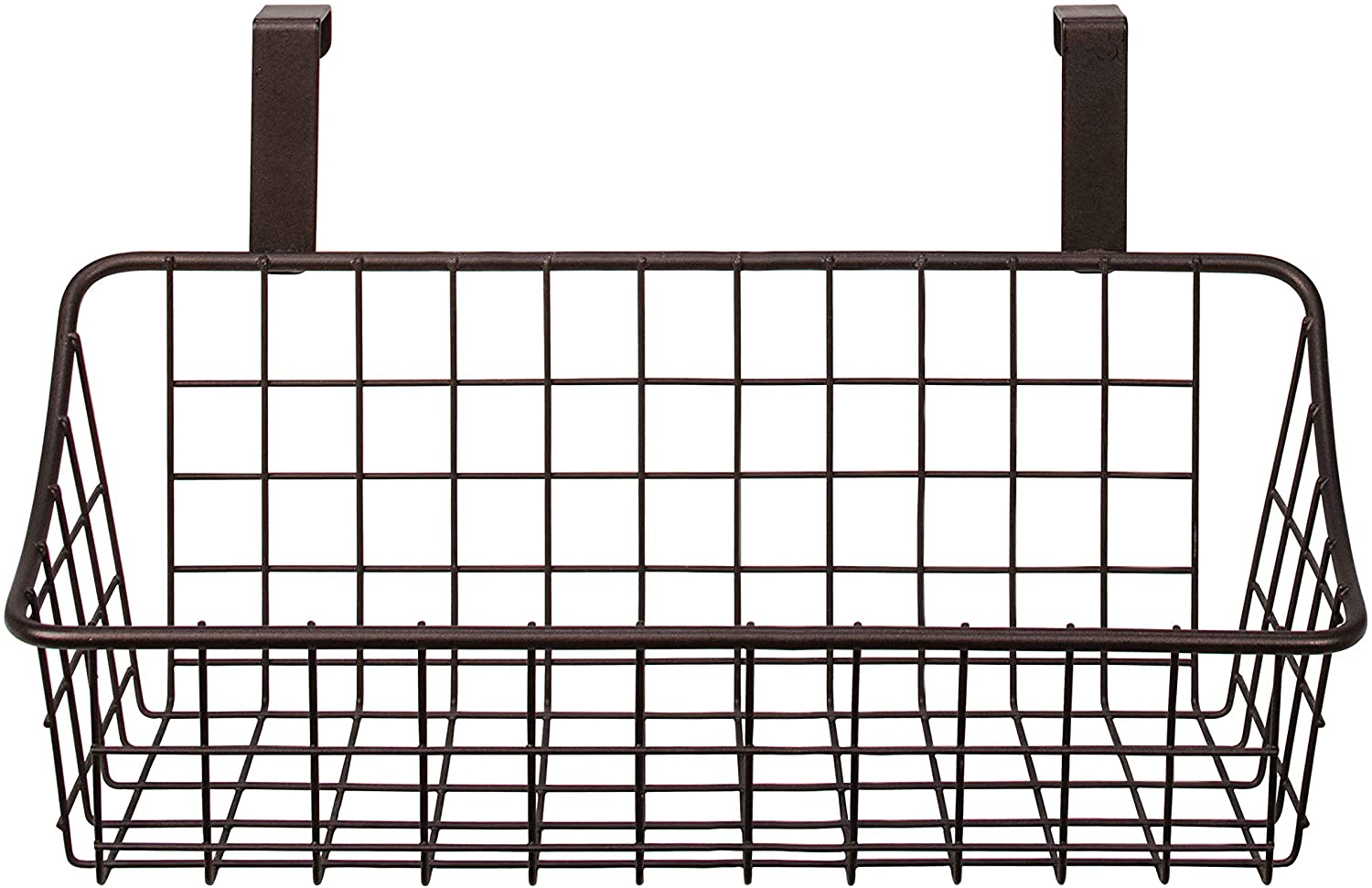 Spectrum Grid Storage Basket, Over The Cabinet, Steel Wire Organization Under Sink Kitchen & Bathroo