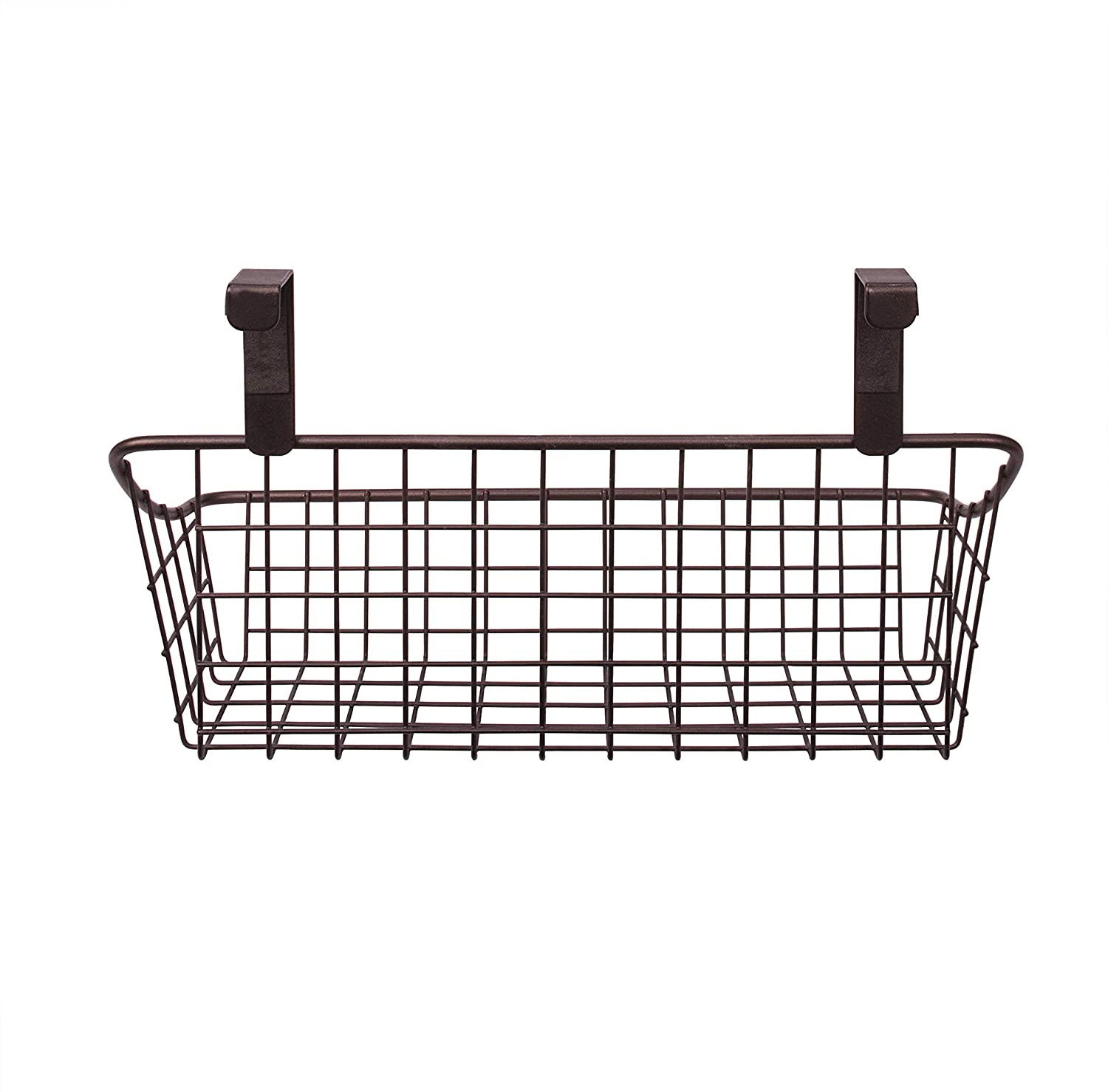 Spectrum Grid Storage Basket, Over The Cabinet, Steel Wire Organization Under Sink Kitchen & Bathroo