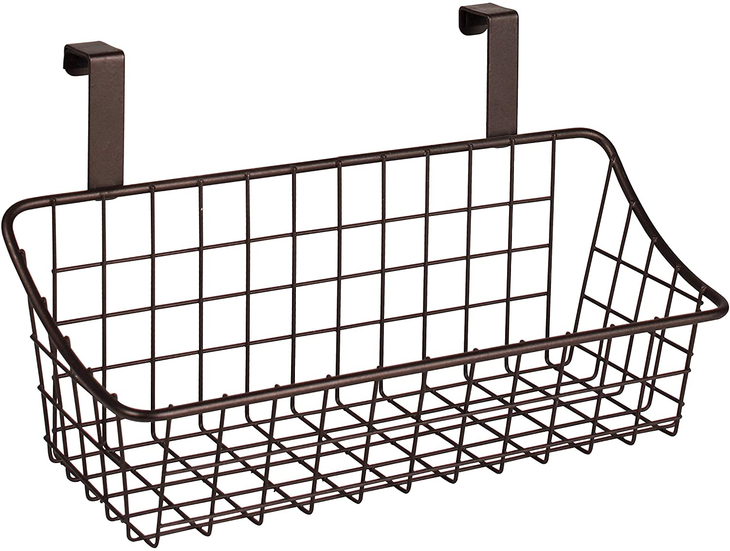 Spectrum Grid Storage Basket, Over The Cabinet, Steel Wire Organization Under Sink Kitchen & Bathroo