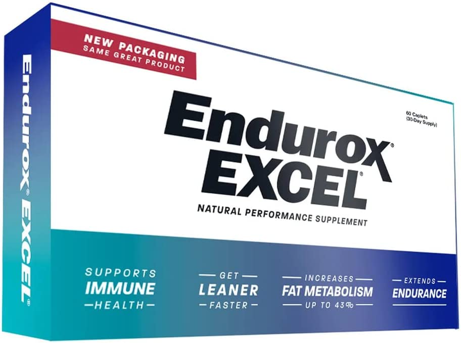 Endurox Excel Natural Exercise Supplement, Increases Metabolism & Builds Endurance - 60 Caps