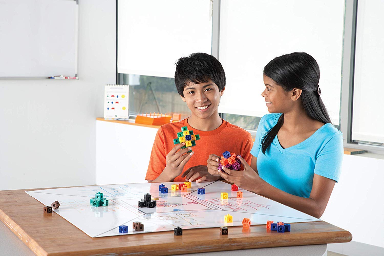 hand2mind Snap Cubes, Math Linking Cubes, Plastic Cubes, Snap Blocks, Color Sorting, Connecting Cube
