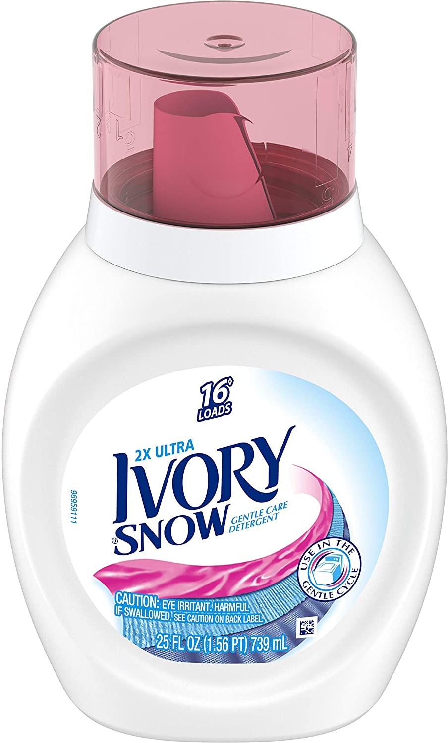 Ivory Snow Liquid Laundry Detergent, 25 Ounces, 16 Loads