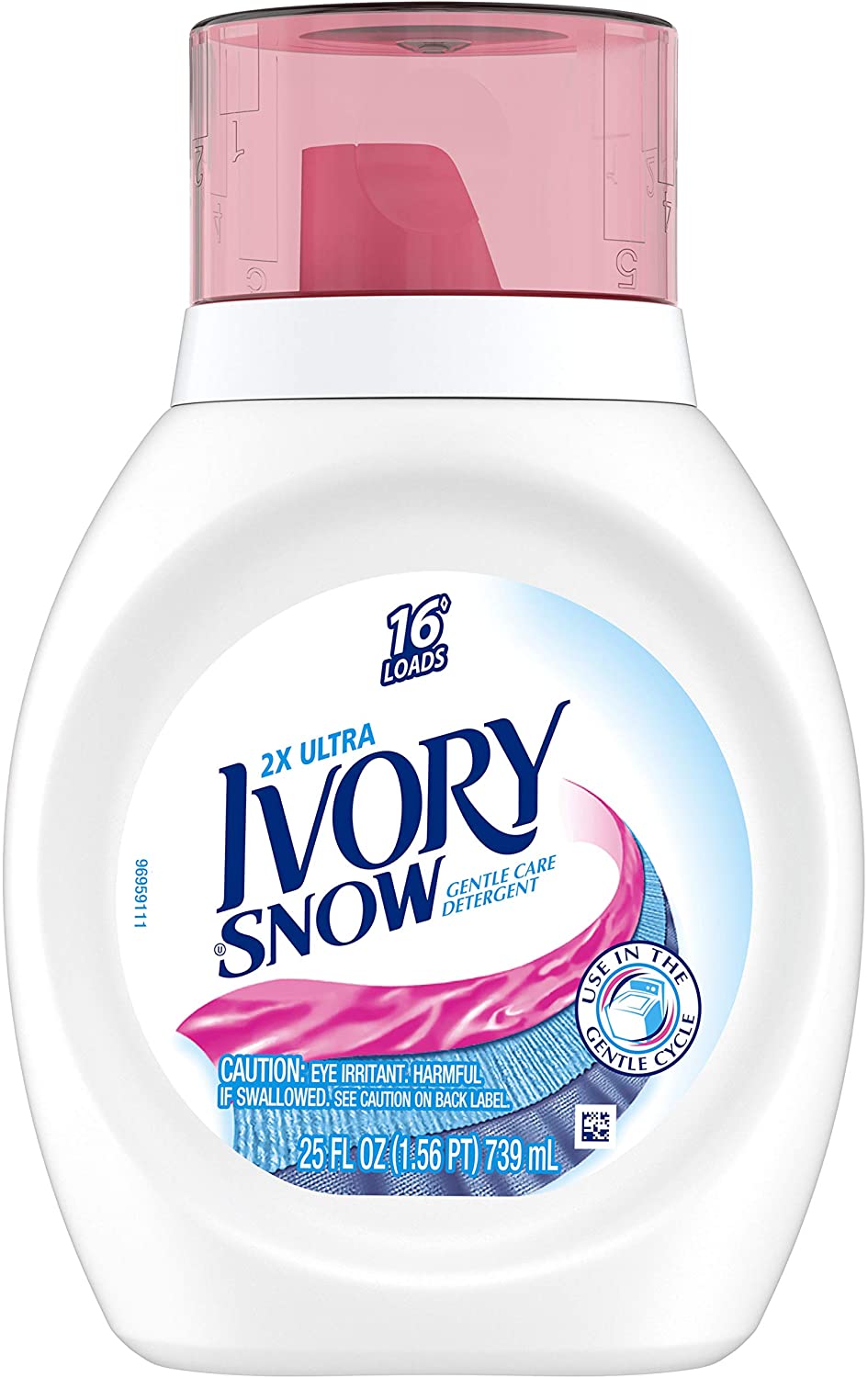 Ivory Snow Liquid Laundry Detergent, 25 Ounces, 16 Loads