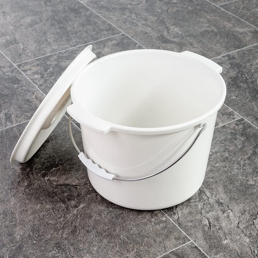 NRS Healthcare Spare Commode Pan for Height Adjustable Toilet Frame with Seat