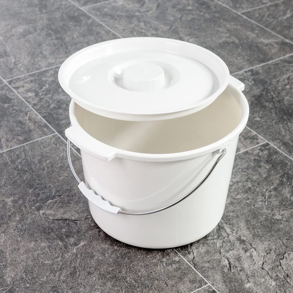 NRS Healthcare Spare Commode Pan for Height Adjustable Toilet Frame with Seat