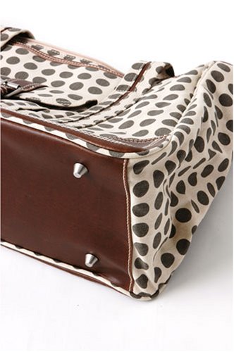 Kalencom Week-Ender Bag, Heavenly Dots Cafe Au Lait